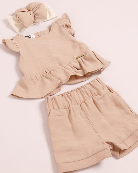 CONJUNTO VICTORIA CAMEL CLARO