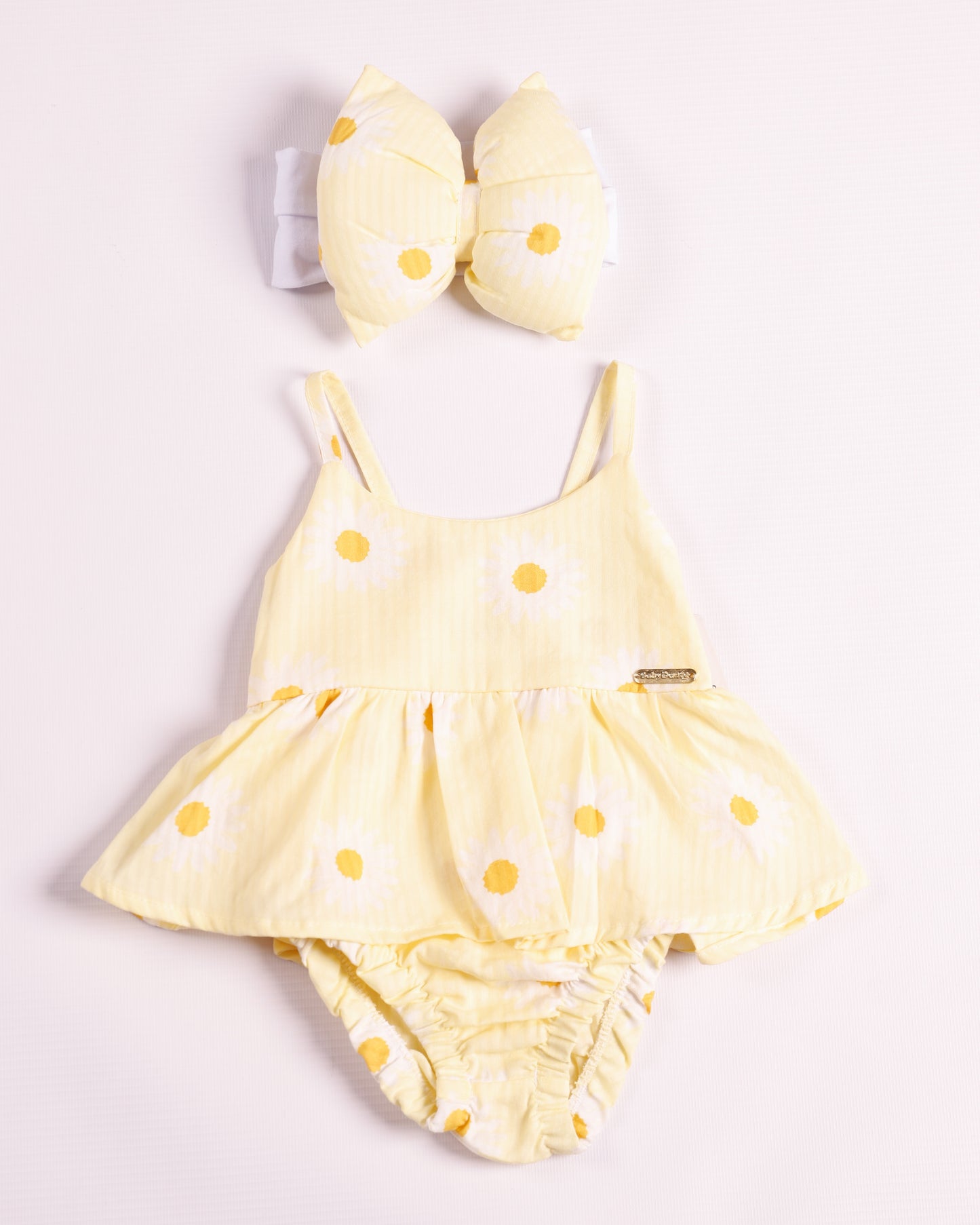 VESTIDO ISA MARGARITAS AMARILLO