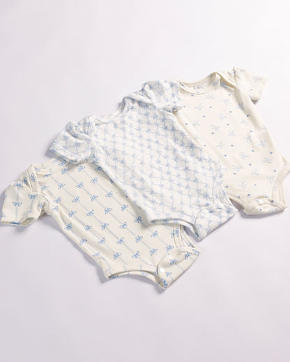 SET X 3 MOÑOS AZULES