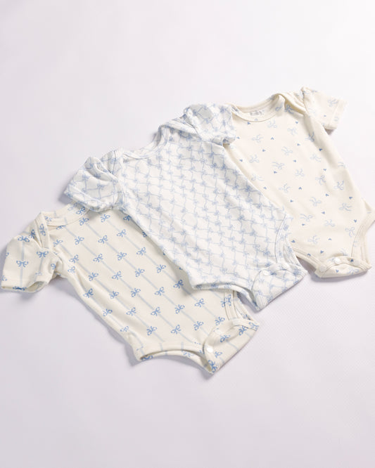SET X 3 MOÑOS AZULES