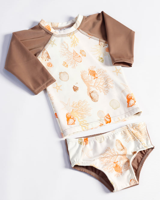 VESTIDO DE BAÑO CONCHAS