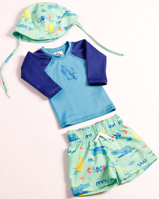 TRAJE DE BAÑO COCODRILO