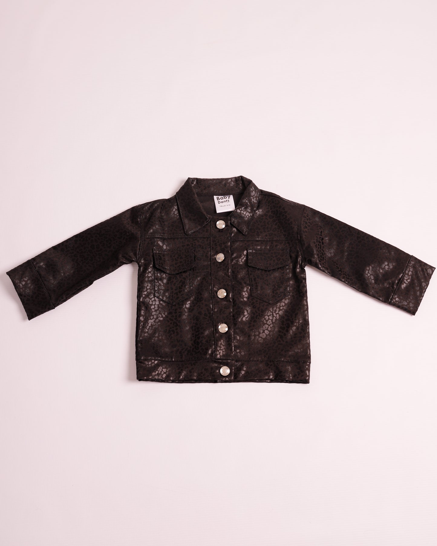 CHAQUETA ANIMAL PRINT NEGRA