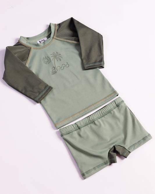 TRAJE DE BAÑO NIÑO OLAS