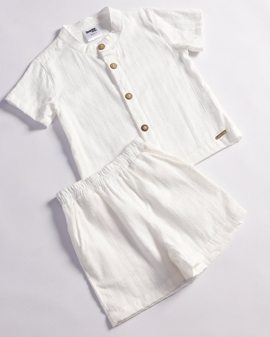 CONJUNTO ISAIAS BEIGE TEXTURA