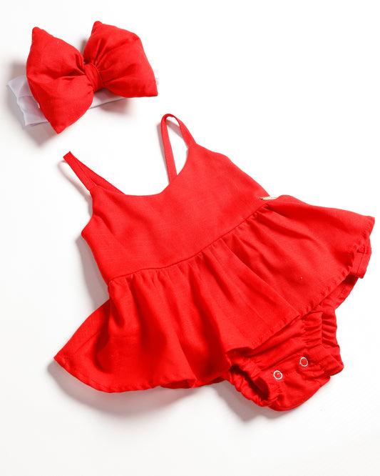VESTIDO ISA ROJO