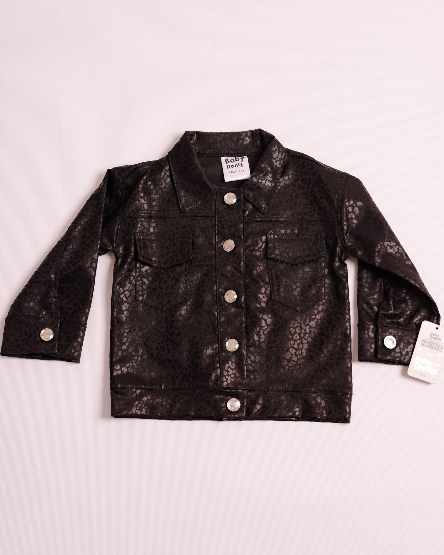 CHAQUETA ANIMAL PRINT NEGRA