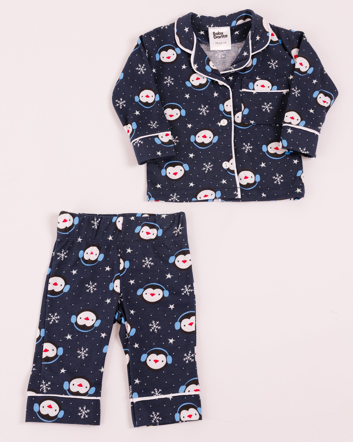 PIJAMA DE NAVIDAD PINGÜINOS
