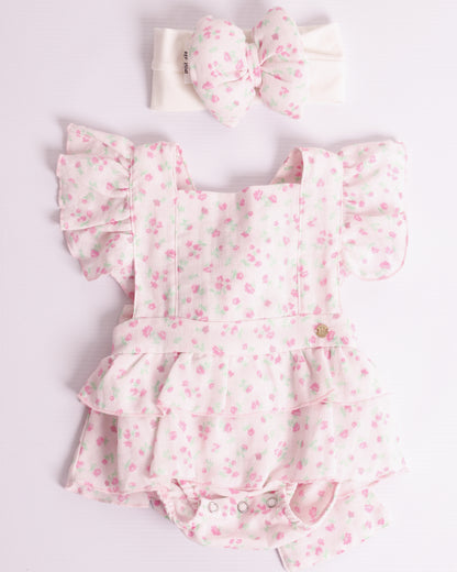 VESTIDO GALI ROSADO FLORES