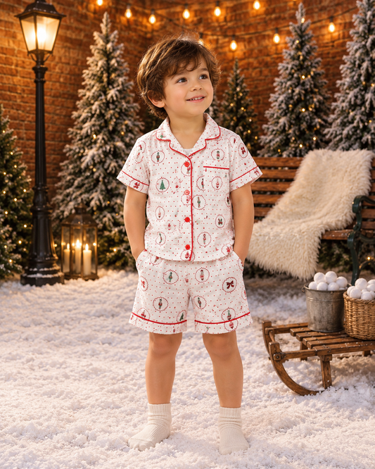 PIJAMA CORTA PUNTOS UNISEX KIDS