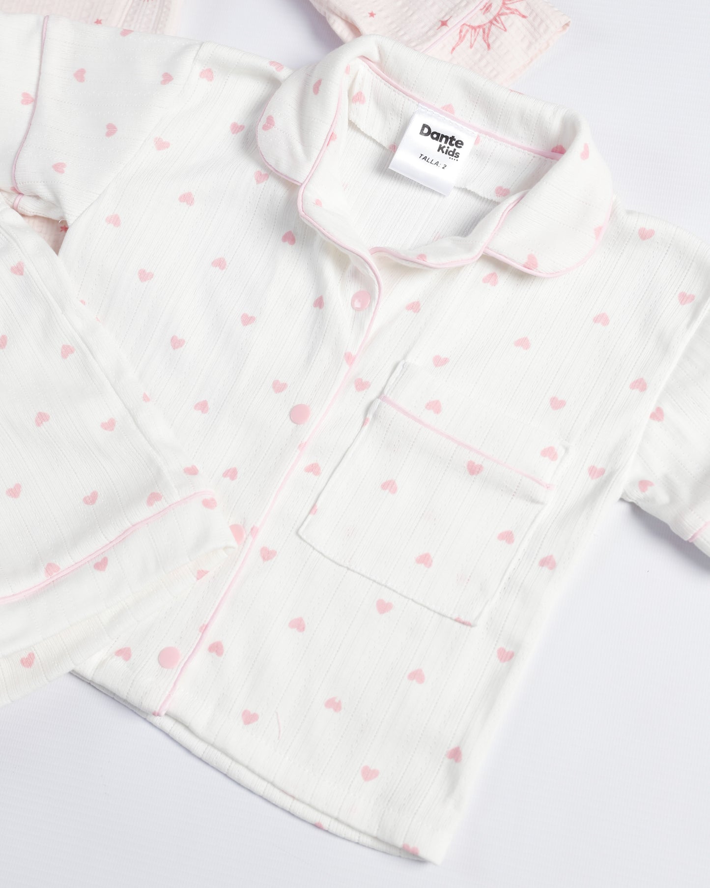 PIJAMA CORTA CORAZONES
