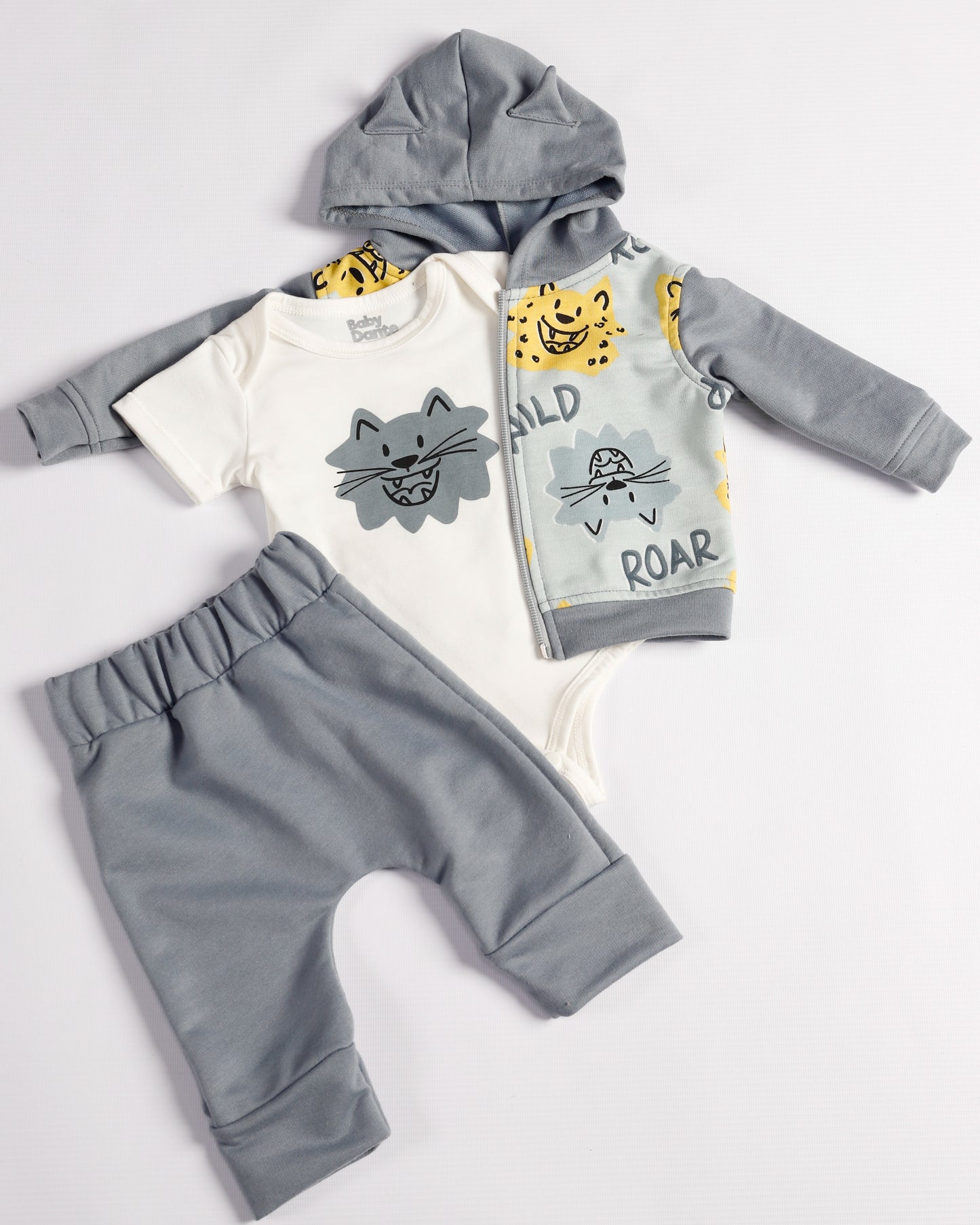CONJUNTO DE 3 PIEZAS TIGRE
