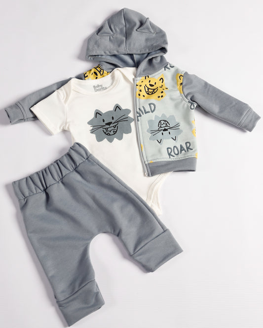CONJUNTO DE 3 PIEZAS TIGRE