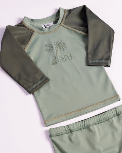 TRAJE DE BAÑO NIÑO OLAS