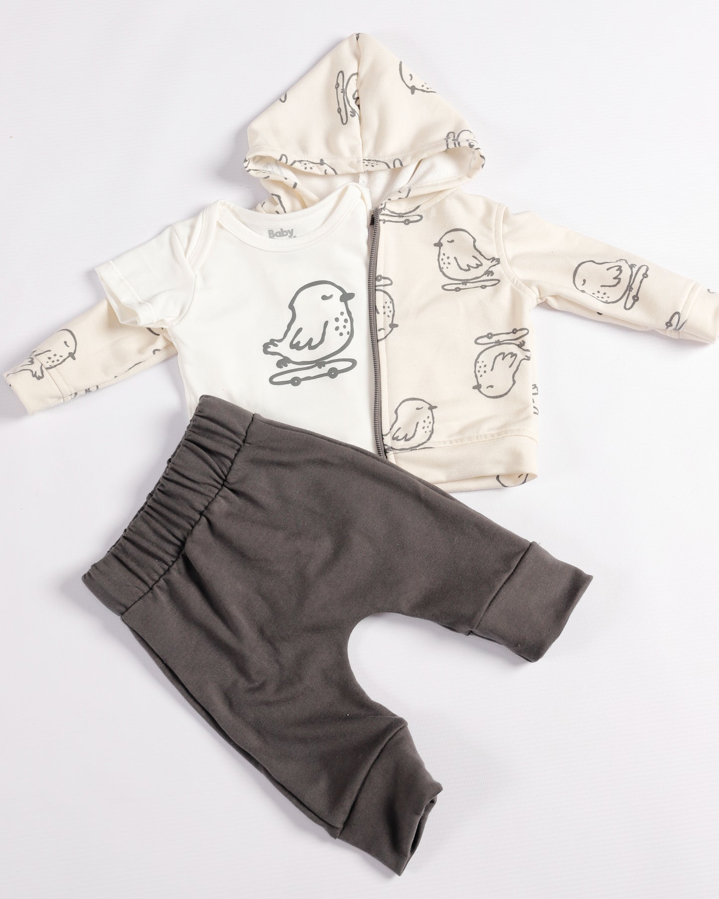 CONJUNTO 3 PIEZAS POLLITO