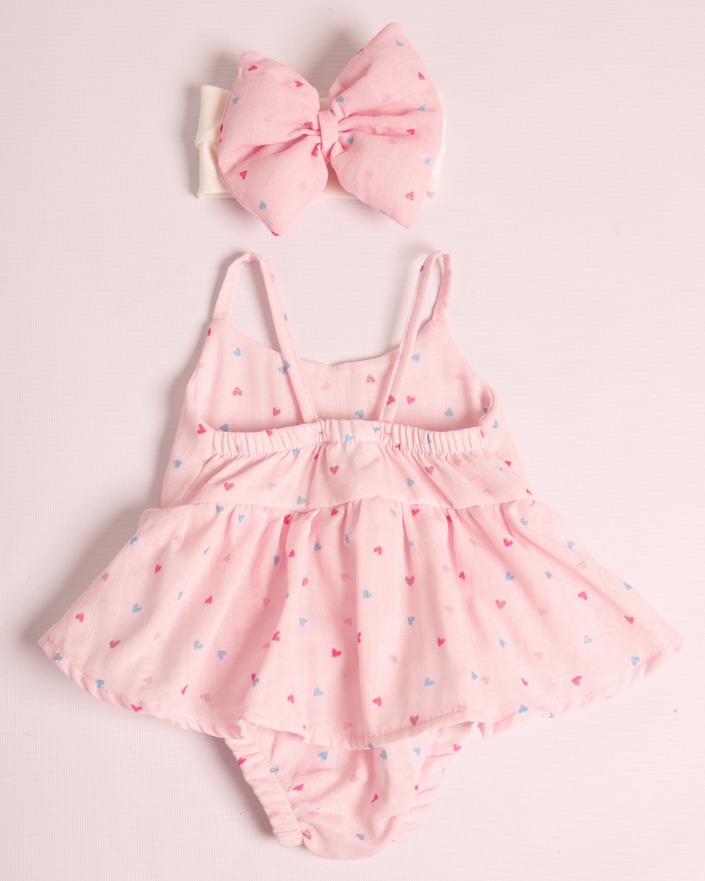 VESTIDO ISA ROSADO CORAZONES