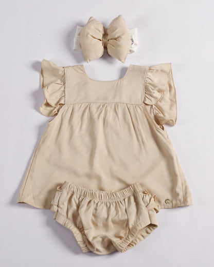 VESTIDO SARAI CAMEL