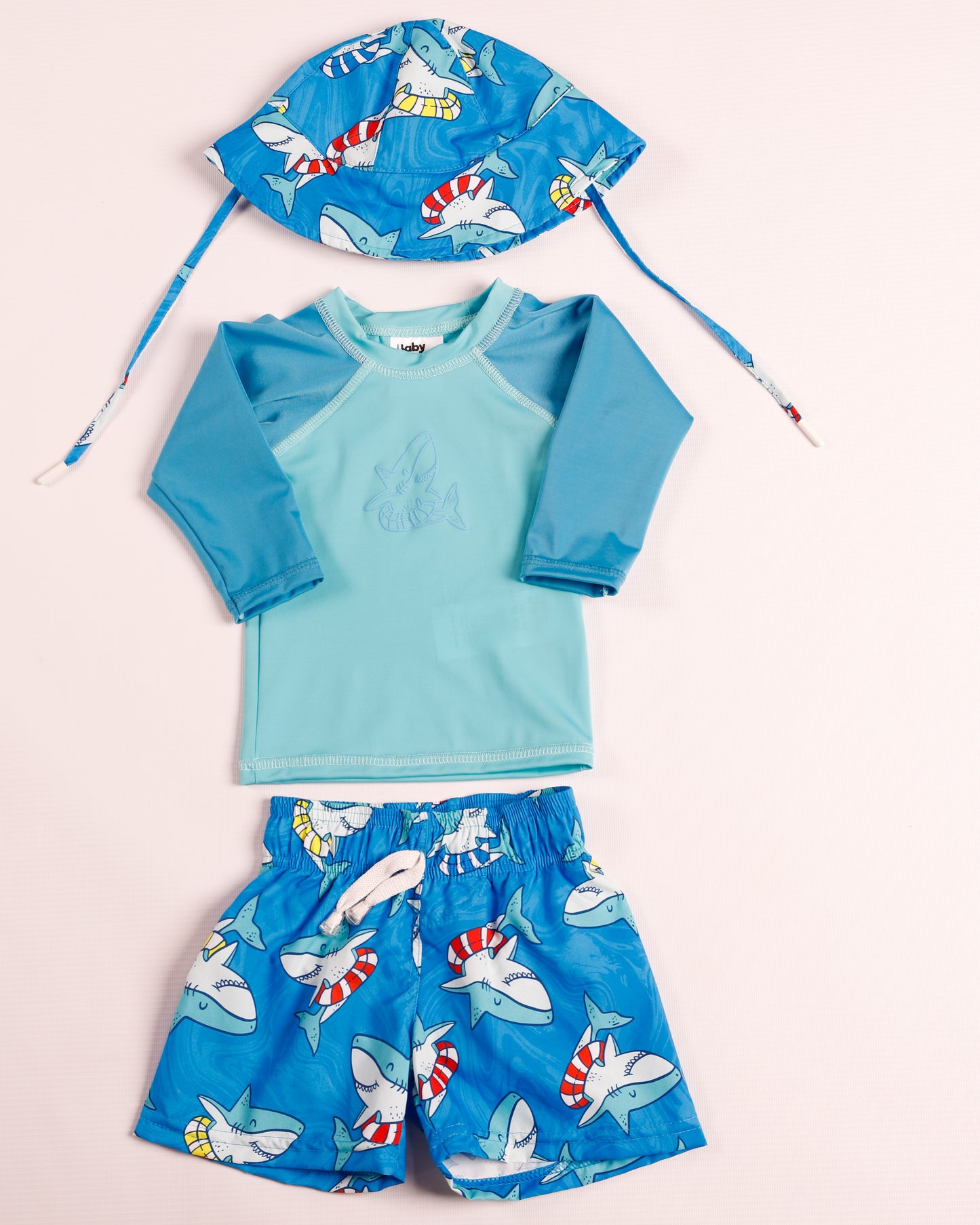 TRAJE DE BAÑO PAVA TIBURON AZUL