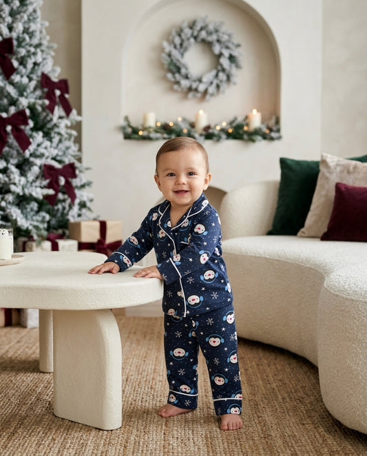 PIJAMA DE NAVIDAD PINGÜINOS
