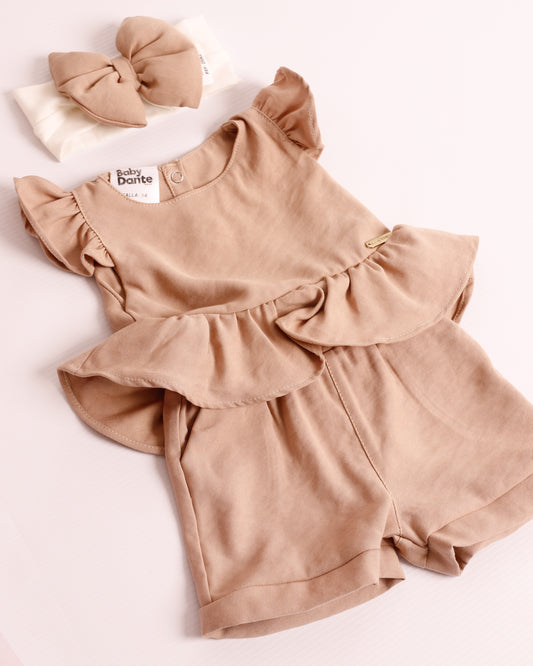 CONJUNTO VICTORIA CAMEL OSCURO