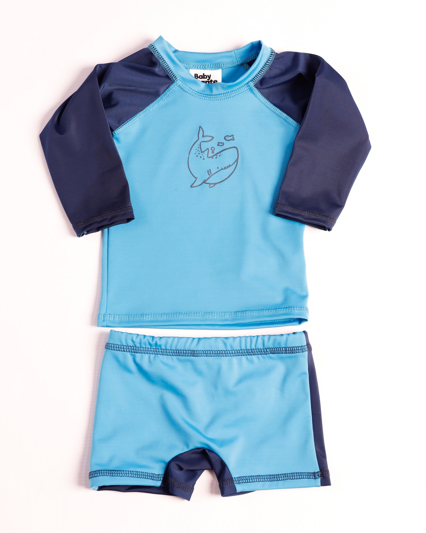 TRAJE DE BAÑO AZUL TIBURÓN