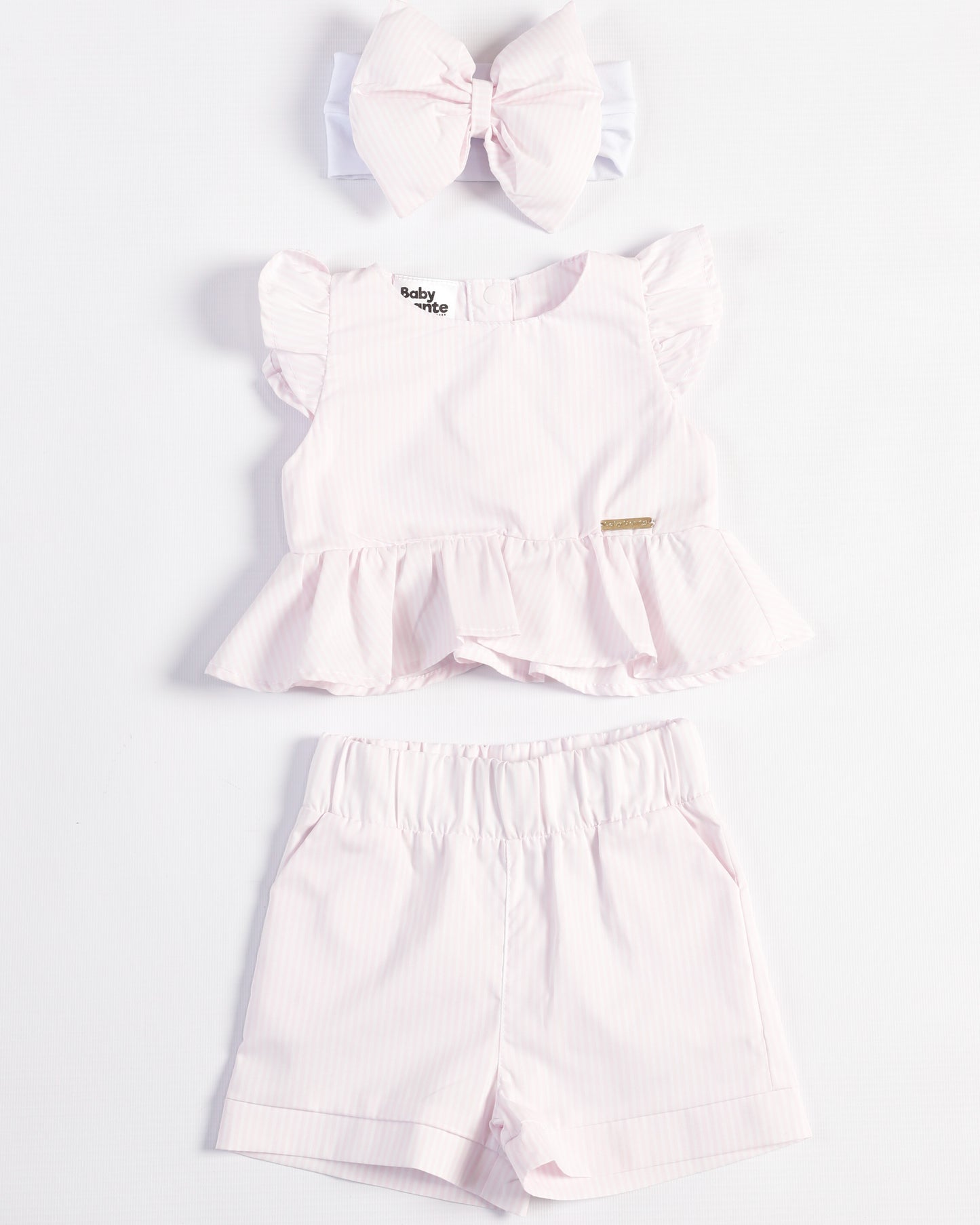 CONJUNTO VICTORIA RAYAS ROSADAS