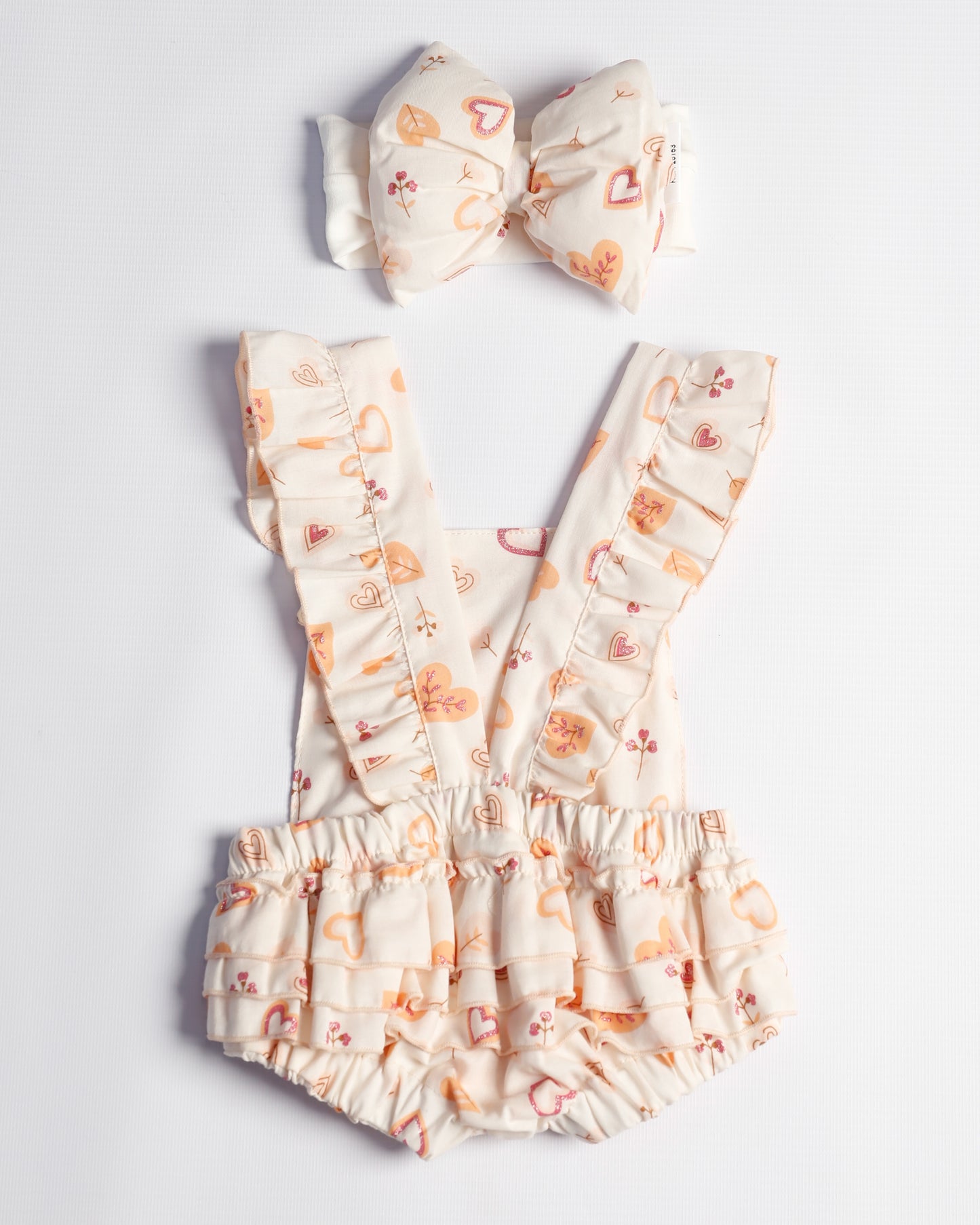 JARDINERA LOLA CORAZONES NARANJA