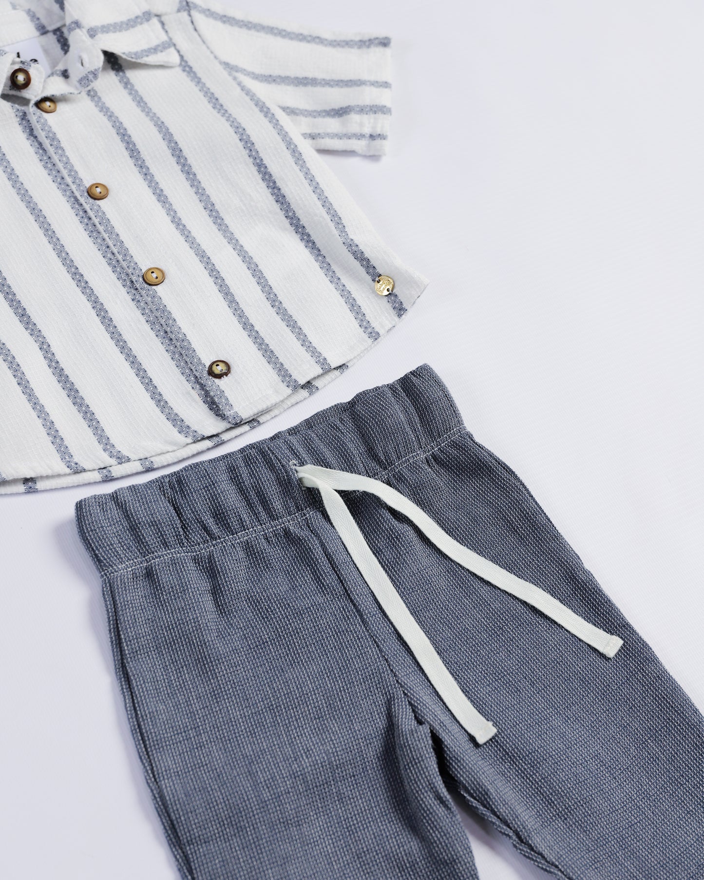 CONJUNTO VALENTINO RAYAS AZULES