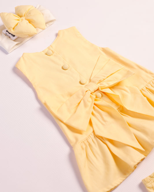 VESTIDO ALMA AMARILLO PASTEL