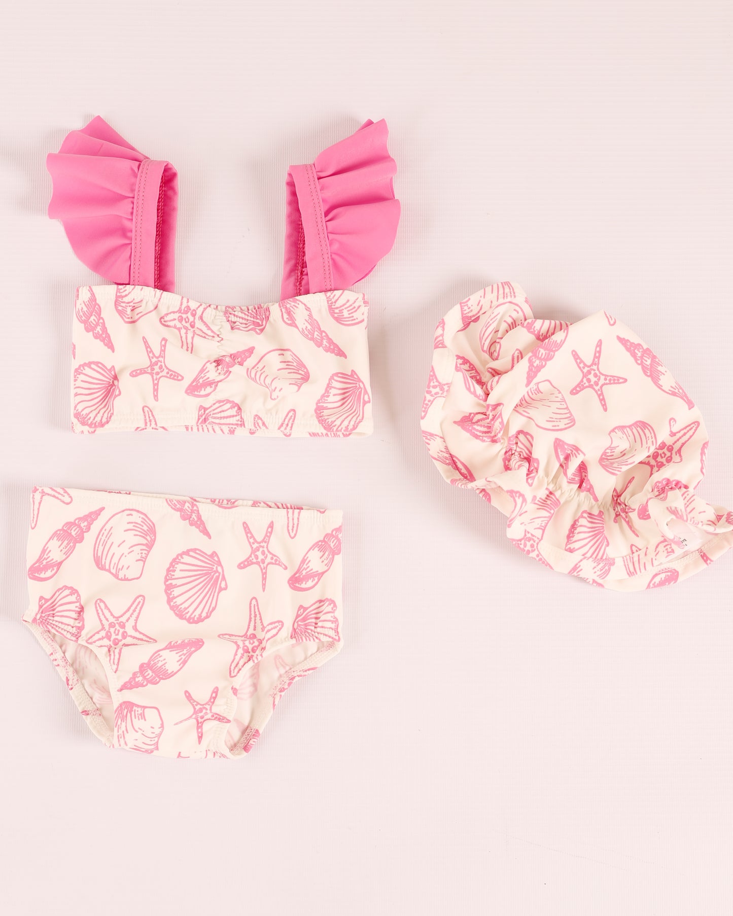 VESTIDO DE BAÑO CON PAVA ANIMALITOS