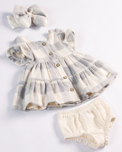 VESTIDO ANAHI GRIS