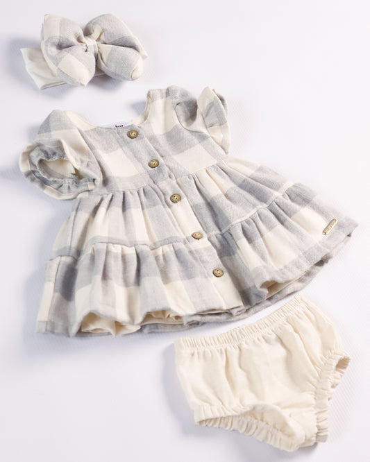 VESTIDO ANAHI GRIS