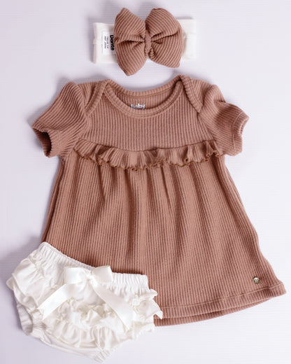 VESTIDO AMALIA CAFÉ
