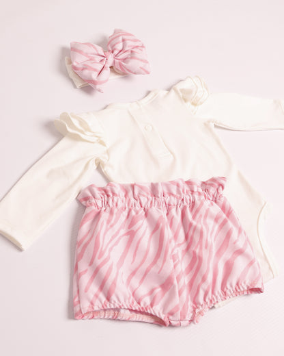 DÚO SOFI M/L BEIGE CORAZON ROSADO