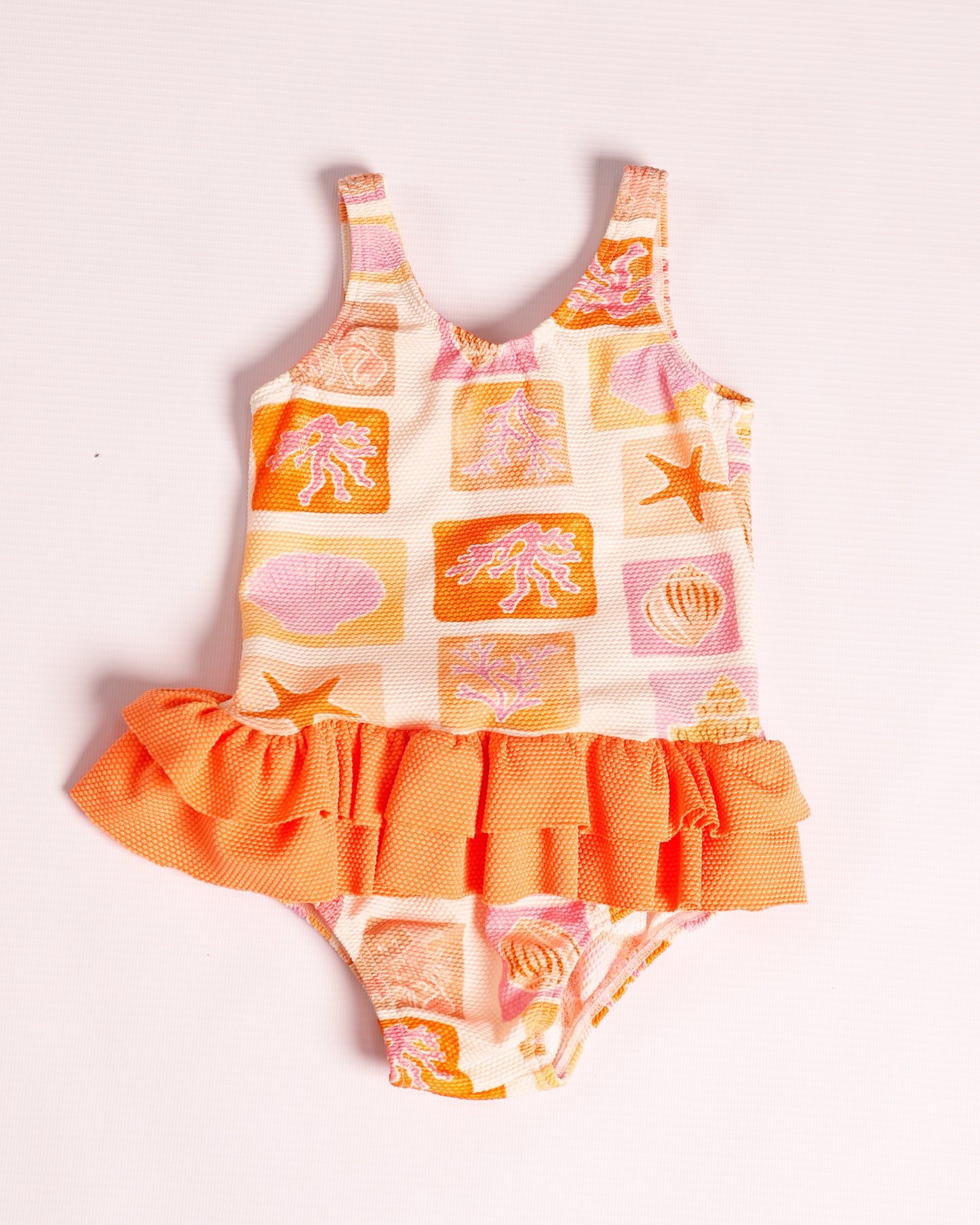 VESTIDO DE BAÑO TUTU NARANJA