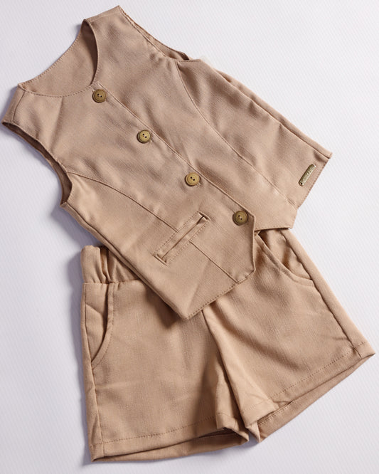 CONJUNTO ANGEL WINGS CAMEL