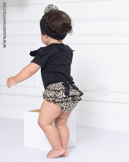 DUO EMMA NEGRO ANIMAL PRINT
