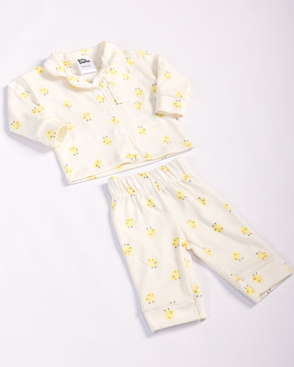 PIJAMA POLLITOS BEIGE