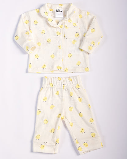 PIJAMA POLLITOS BEIGE