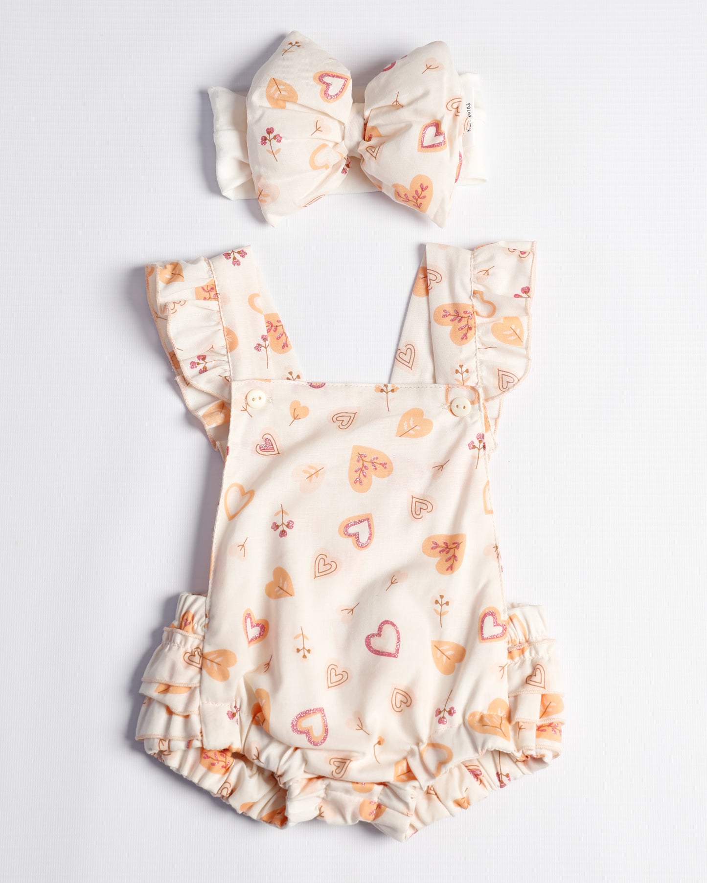 JARDINERA LOLA CORAZONES NARANJA