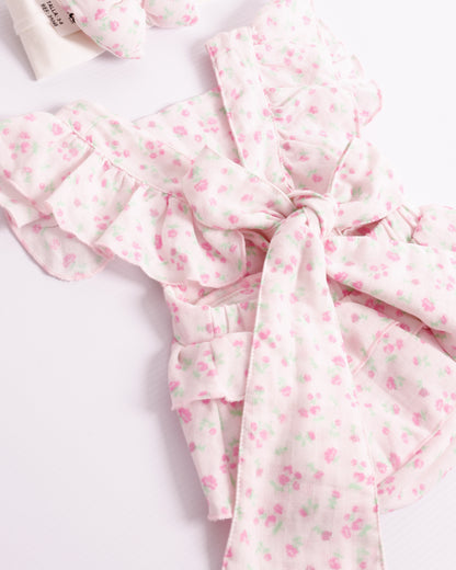 VESTIDO GALI ROSADO FLORES