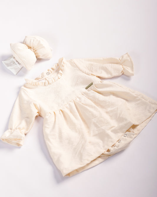 VESTIDO CRISTAL BEIGE