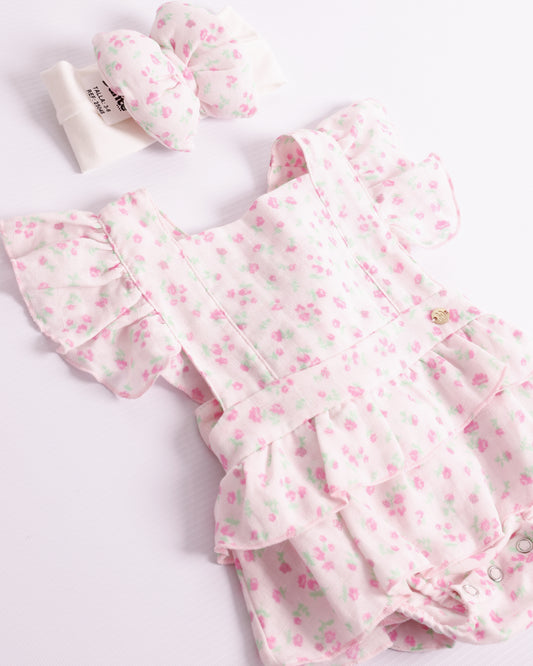 VESTIDO GALI ROSADO FLORES