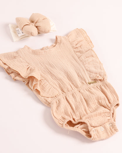 ENTERIZO IRIS CAMEL CLARO