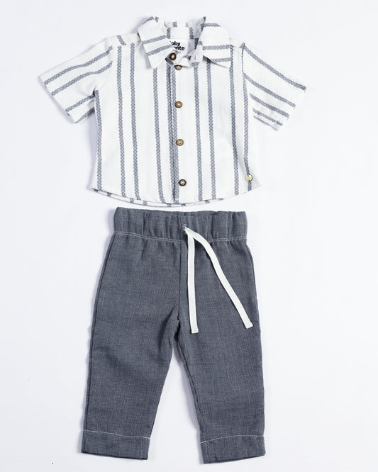 CONJUNTO VALENTINO RAYAS AZULES