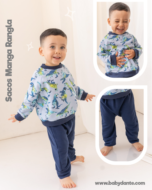 CONJUNTO NIÑO T-REX